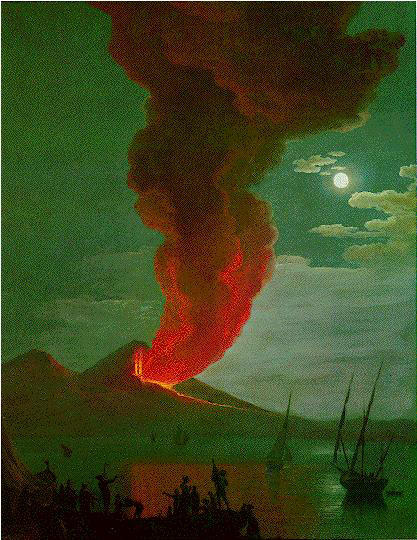 S. Martino L'eruzione del Vesuvio