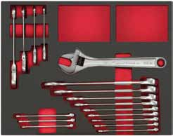 5003/285m Cod. U50031047 Assortimento chiavi di manovra (17 Pz.