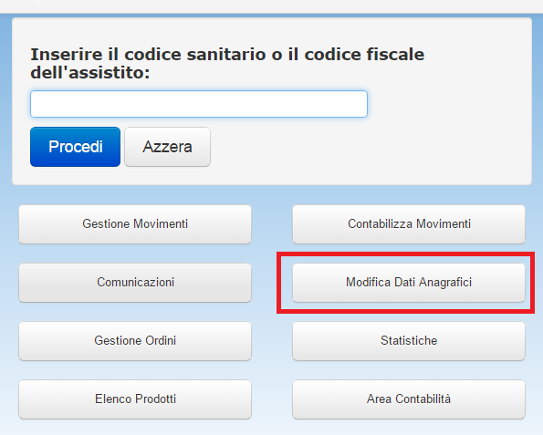 B- Webcare Dal menu Webcare, entrare nell apposita sezione cliccando sull icona