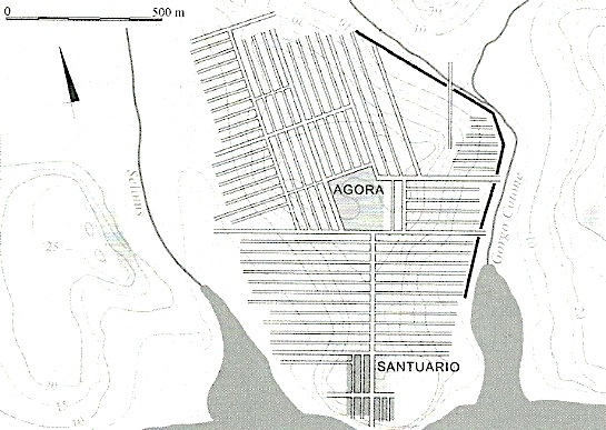 schema urbano Area di Demetra Malophoros