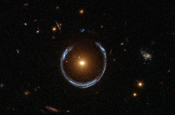 La prima conseguenza del principio di equivalenza: la deflessione gravitazionale della luce (III) La deflessione gravitazionale della luce, in prossimità della massa di una stella, conseguenza del