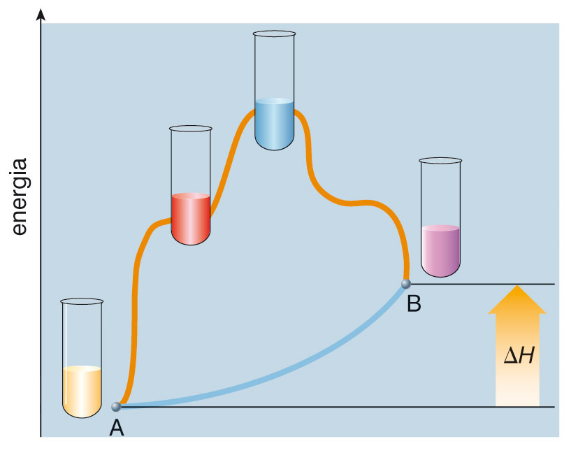 Il calore di reazione e l entalpia (V) L entalpia è una funzione di stato, quindi ΔH