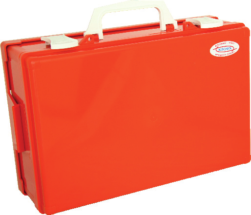 IMPACT CASE G - 55,5x42,8x21,1(h) cm - 3,8 kg Realizzata in ABS antiurto di colore arancio Dotata di
