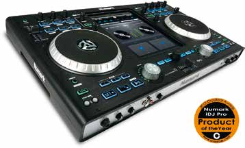 COMPUTER DJING 1070014025 idjpro DJ CONTROLLER PROFESSIONAL 399,99 e L idj Pro della Numark è un controller professionale per DJ dedicato ai possessori di ipad, che espanderanno così le potenzialità