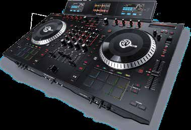 I prezzi sono da intendersi IVA inclusa COMPUTER DJING - Controller professionale a 4 deck per Serato DJ - 3 schermi LCD a colori, ad alta risoluzione per feedback visivo immediato - Due wheel