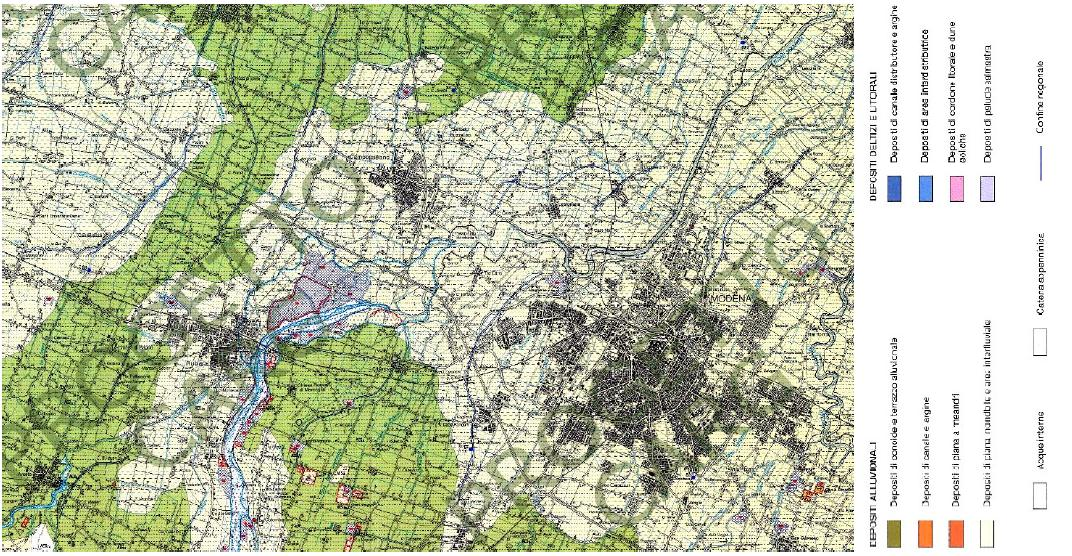 Le carte geologiche La carta geologica è la rappresentazione dei diversi tipi di rocce e terreni che affiorano sulla superficie terrestre, rappresentati da colori convenzionali.