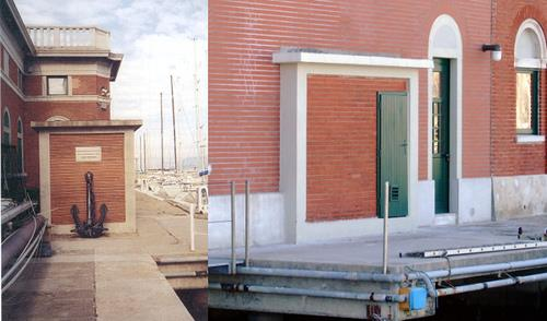 LA STAZIONE MAREOGRAFICA DI TRIESTE La stazione mareografica della U.O.S. di Trieste dell'istituto di Scienze Marine del CNR, è situata in una cabina sul lato NE del Molo Sartorio, che dal 2004 è inclusa nella rinnovata sede dello Yacht Club Adriaco.