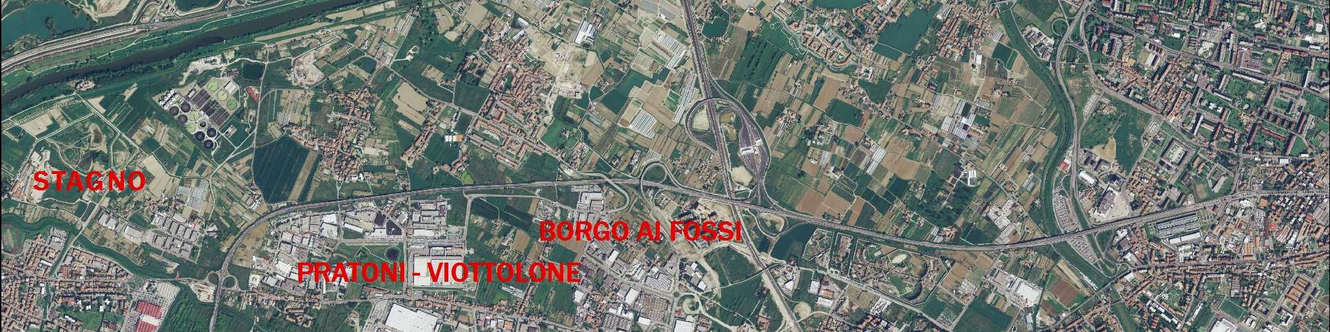 Greve-Casellina-Stagno della via Pisana. Le imprese sono dislocate nelle vicinanze dei principali nodi stradali.