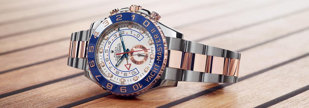 Funzionalità dello Yacht-Master II INTERAZIONE SENZA PRECEDENTI Rolex ha raggiunto un risultato impeccabile con il perfezionamento della funzionalità della lunetta.