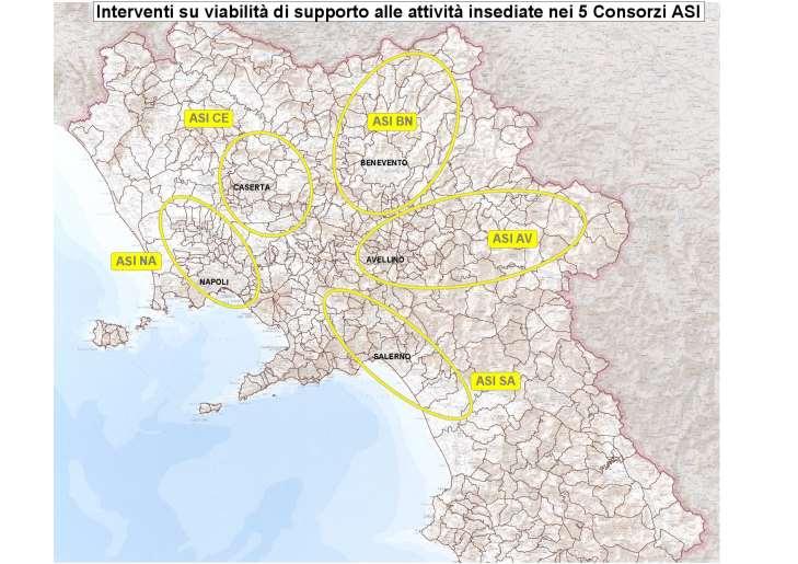 Interventi su viabilità di supporto