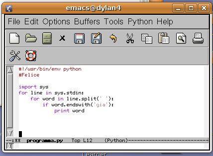 Python: importare i moduli Import serve per importare i moduli: Il modulo sys