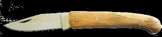 Art. 1687 Coltello manico in legno con apri-bottiglia lama acciaio inox cm 8,5 -