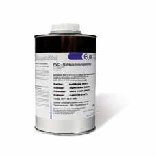 PVC LIQUIDO PER RIVESTIMENTI ELBTAL Codice Descrizione Listino 1230251 PVC Liquido Azzurro confezione 1 litro 1 48,00/Pz 1230252 PVC Liquido Blu confezione 1 litro 1 48,00/Pz 1230250 PVC Liquido