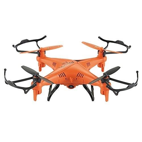 12 Drone Telecomandato Drone di colore arancione;