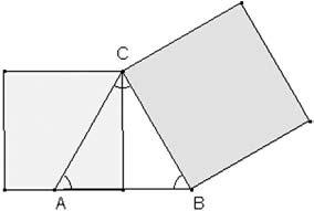 3.c Costruire un triangolo equivalente al quadrilatero ABCD in figura. Teoremi di Pitagora ed Euclide Descrivere il procedimento utilizzato e dimostrare l equivalenza. 4.