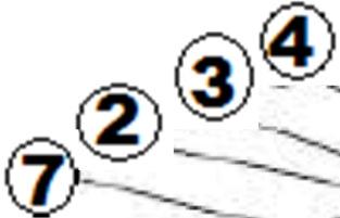 (2) Rondella elastica - (3) Distanziale