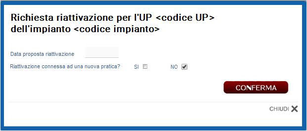 17 4. Processo di Riattivazione (TICA 36octies) Nel TICA si definiscono unità o impianto di produzione riattivato a seguito della messa in conservazione, UP o Impianto di produzione precedentemente