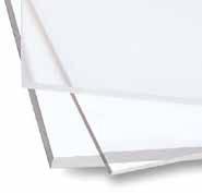 distanziali CLAMPER targhe in plexiglass con fori Pannelli in acrilico trasparente con 4 fori agli angoli.