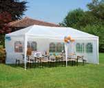 Base 300 Profondità 300 253 300 300 300 GAZ 136 Gazebo Party rettangolare 6x3 m Telo plastificato 110