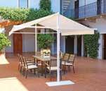 Pergola con tetto scorrevole 3x3 m Gazebo Milano 3,5x4 m Marquise 4x4 m Marquise deluxe 4x3 m