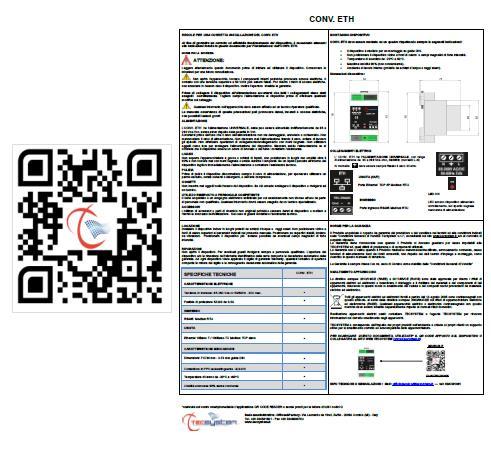 ACCESSORI All interno della scatola sono presenti i seguenti oggetti: Dispositivo Guida rapida e QR code SPECIFICHE TECNICHE CARATTERISTICHE ELETTRICHE Tensione in ingresso: 85-260 Vca-cc 50/60Hz,