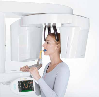 luminoso EVI* mostra al dentista la posizione del paziente rispetto al volume.
