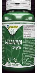 L-TEANINA COMPLEX VEGECAPS 90 90 17 BENESSERE / WELLNESS DESCRIZIONE: Integratore alimentare. La L-teanina è un aminoacido comunemente contenuto nel tè verde.