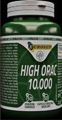 48 VITAMINE HIGH ORAC 1000 VEGECAPS 50 50 DESCRIZIONE: HIGH ORAC 10.000 è un integratore alimentare a base di ingredienti di origine vegetale.