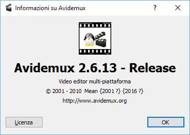 I tools scelti da noi per la post-produzione 1/3 Tre tool open-source o freeware Avidemux: software libero per la conversione dei video, disponibile anche in