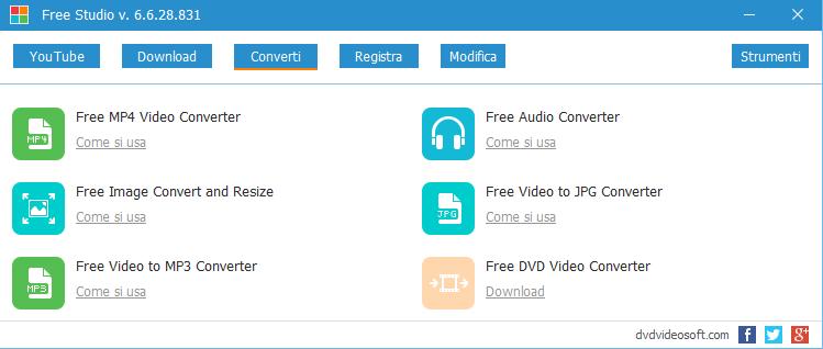 I tools scelti da noi per la post-produzione 3/3 Free Studio: software freeware molto versatile per la postproduzione di file audio e video.