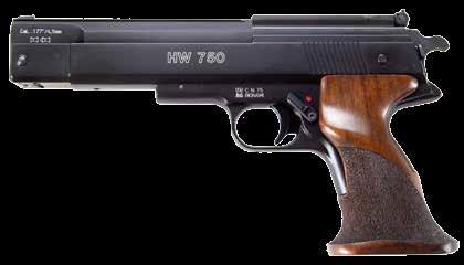 PAC 40 PCA PAC 750 Codice 380048 D CN 72 Codice 380050 CN 75 Per avvicinarsi al mondo del tiro accademico, niente di meglio di una pistola ad aria precompressa: lo stantuffo si carica manualmente,