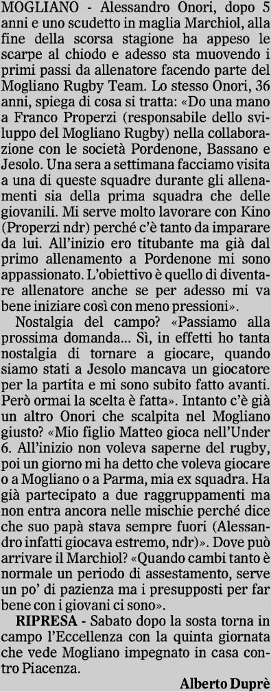 000 Quotidiano - Ed. Treviso Dir. Resp.