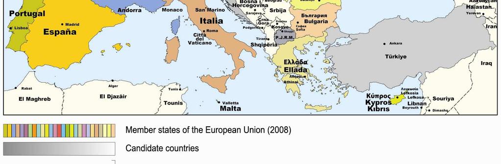 entrati nella comunità europea prima dell allargamento a 25 Paesi avvenuto nel Figura 6.