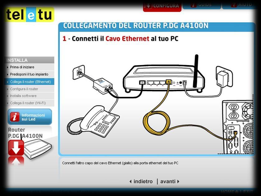 il Router e il tuo PC, clicca su Avanti 19.