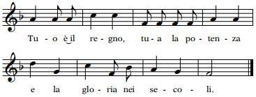 Il Coro e l Assemblea: Signore Gesù Cristo, che hai detto ai tuoi apostoli: Vi lascio la pace, vi do la mia pace, non guardare ai nostri peccati, ma alla fede della tua Chiesa, e donale unita e pace