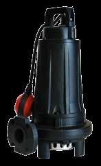 APX Pompe con girante bicanale a rasamento Submersible electropumps with twin channel impeller Potenze / Power: 0.9 1.