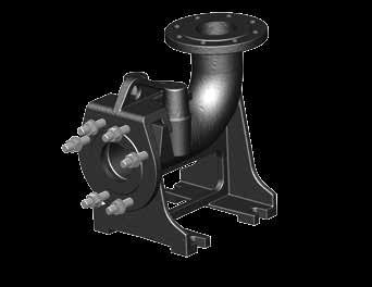 specifications Flanged Body made of GG5 Mechanical fitting between coupling foot and coupling support Full free passage Guide rails, coupling support and stainless steel screw/ bolt included Tipo -