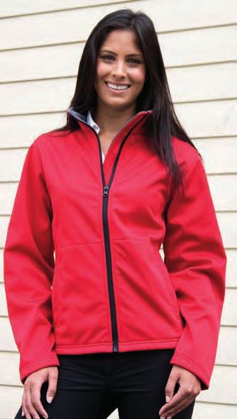 428.33 Soft Shell Result Core R209M 804.33 Softshell Ladies Result Core R209F IT0 Softshell 300 g/m² poliestere strato esterno: 93% poliestere 7% elastan strato intermedio: 1000 g/m² TPU 5.