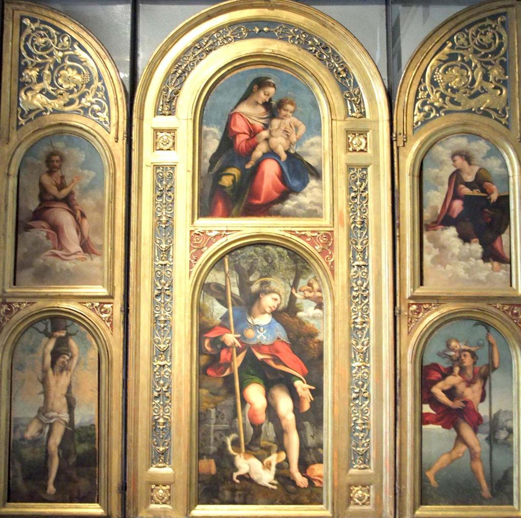 Cesare da Sesto, Polittico di San Rocco, 153 Milano, Pinacoteca del Castello