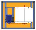 CPAN - Schema orientamenti OR1 OR OR3 OR4 Ispezione standard lato destro (seguendo il flusso aria). Versione standard OR3 N.B.