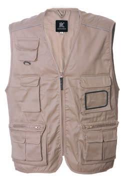 NYLON 100% TASLON COTTON Gilet multitasche cotone -