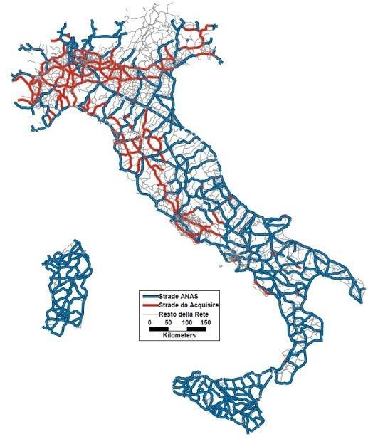 Riassetto rete stradale di interesse nazionale Avviato processo trasferimento ad Anas di alcune arterie stradali regionali e provinciali Obiettivi: 1 Completare magliatura rete 2 Omogenea