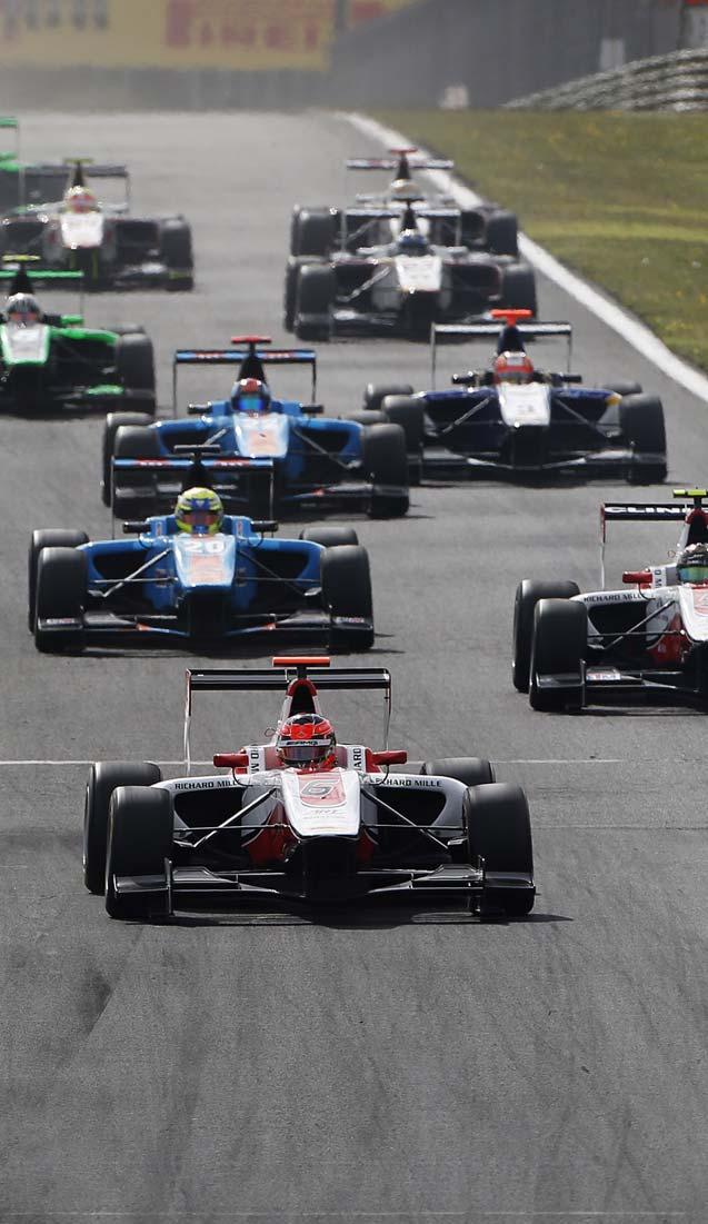 L'ORDINE DI ARRIVO DI GARA 1 SABATO 25 LUGLIO 2015 1 - Luca Ghiotto - Trident 22 giri 38'29"253 2 - Esteban Ocon - ART - 3"500 3 - Marvin Kirchhofer - ART - 6"224 4 - Emil Bernstorff - Arden - 6"516