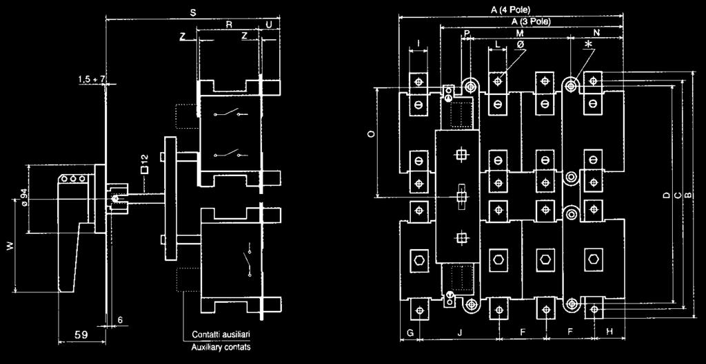 Esempio: EBPVP01253000V diventa EBPD01253000V To order Deviators By-Pass (II-I) replace the fourth letter V of code with letter D.