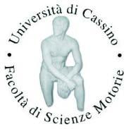 Corso di Laurea in SCIENZE MOTORIE (L-22) Facoltà di Scienze Motorie UNIVERSITA DI CASSINO