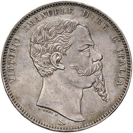 280. 5 Lire 1864 