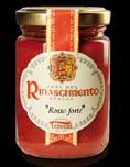 Distinct flavour Pasta di pomodori secchi Sun-dried tomato paste Codice/Code 001955 Prodotto 100% italiano Gusto deciso 100% Italian product Distinct flavour "Rosso Forte" (peperoncini piccanti)