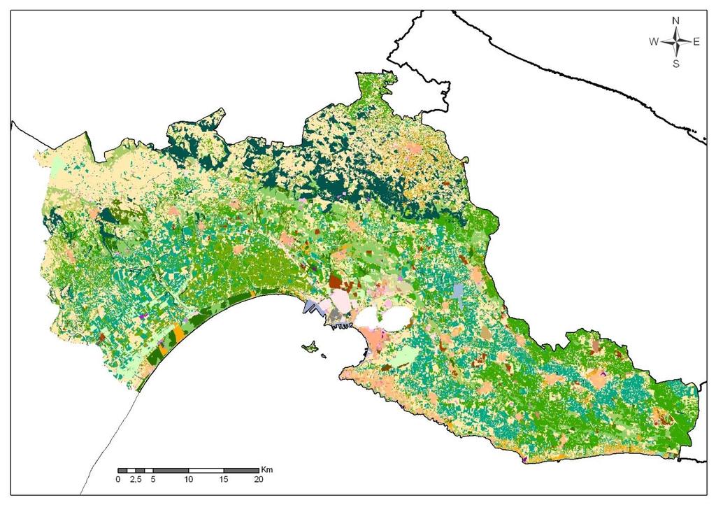 Uso del suolo nel territorio