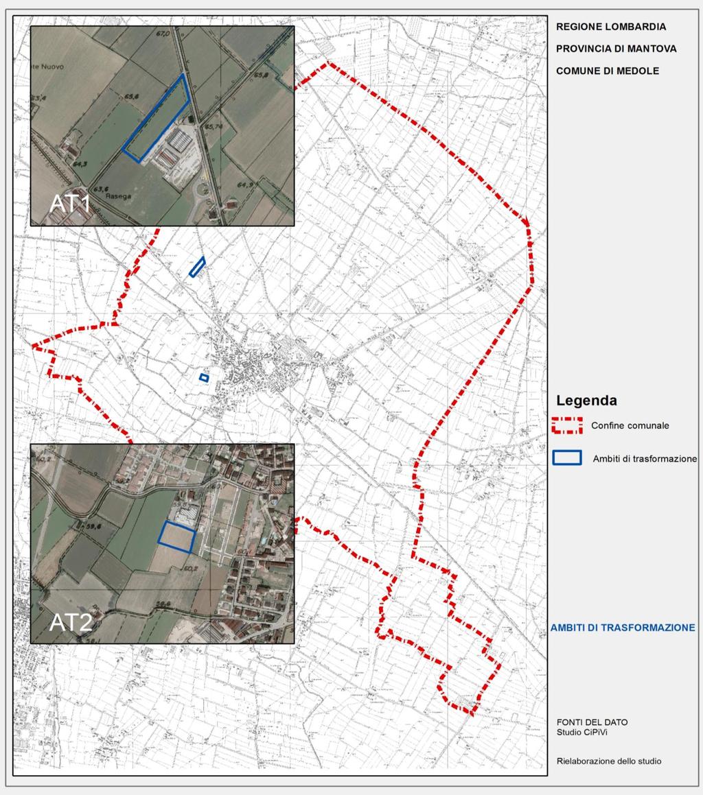 IMPATTO DEGLI AMBITI DI TRASFORMAZIONE SUL SISTEMA AGRICOLO Per comprendere gli effetti delle trasformazioni previste, vengono effettuate delle valutazioni puntuali per le superfici interessate dalle