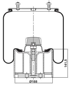 Order No: KB 940MB CONTITECH 940 MB**CA FIRESTONE 1T17D-4.